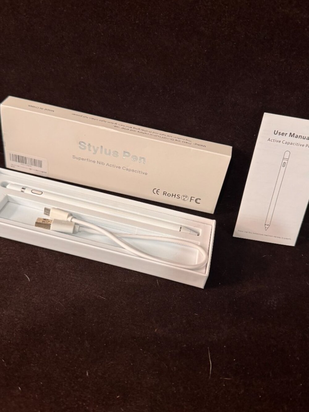 Brand New Active Capacitive Stylus Pen for iPad – Superfine Nib White